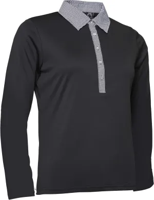ABACUS Sportswear Womens Golf Polo, Golf Polo Shirts for Women, Crail Longsleeve Golf Polo Shirt