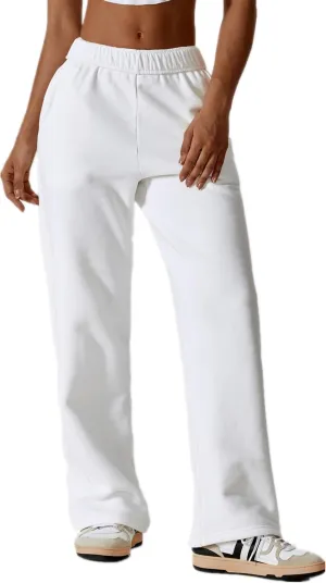 ABOCIW Womens Straight Leg Sweatpants Cotton High Waisted Baggy Athletic Joggers Lounge Pants with Pockets