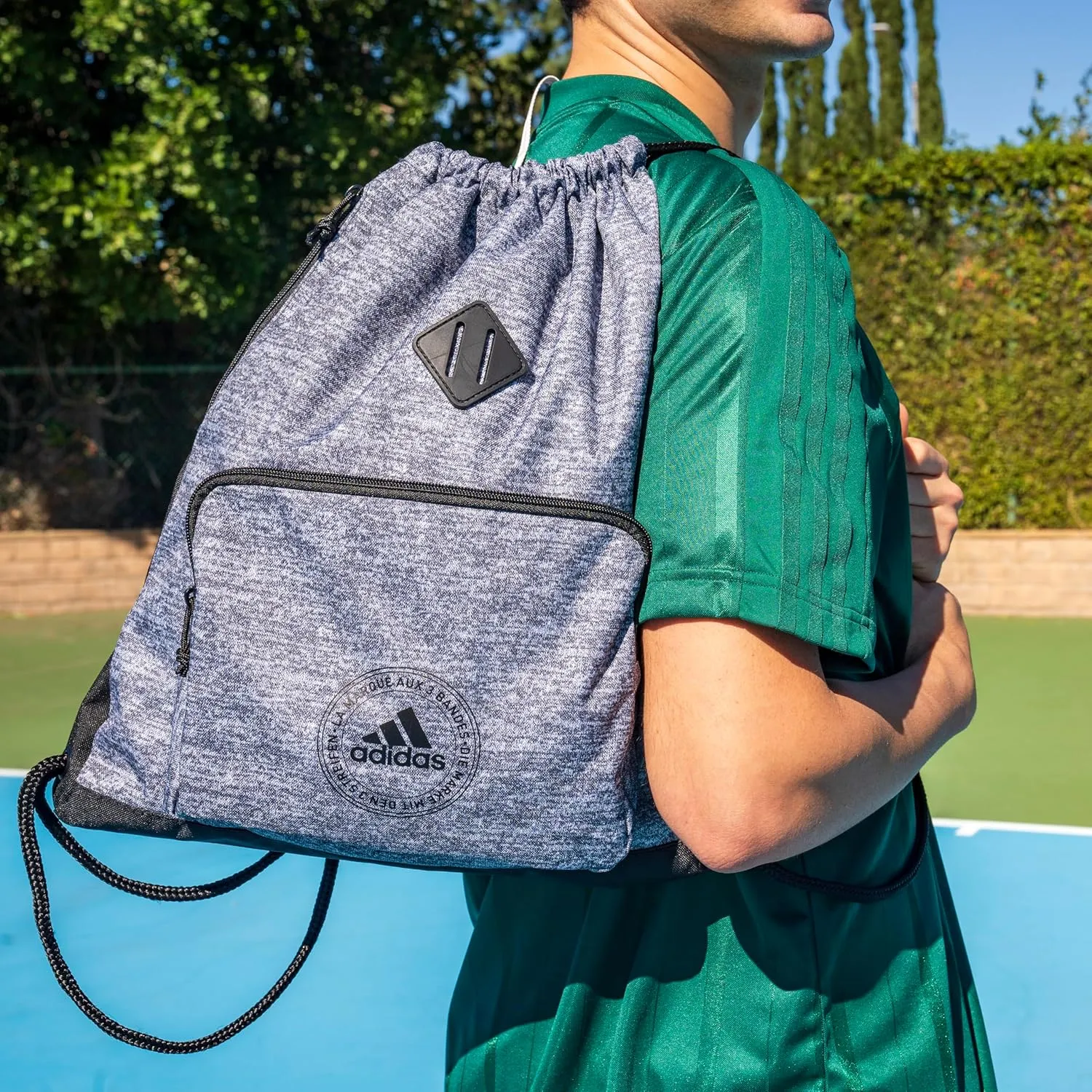 adidas Classic 3S 2.0 Sackpack, Dark Blue, One Size