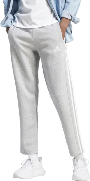 adidas Men's Essentials Fleece Open Hem 3-Stripes Pants