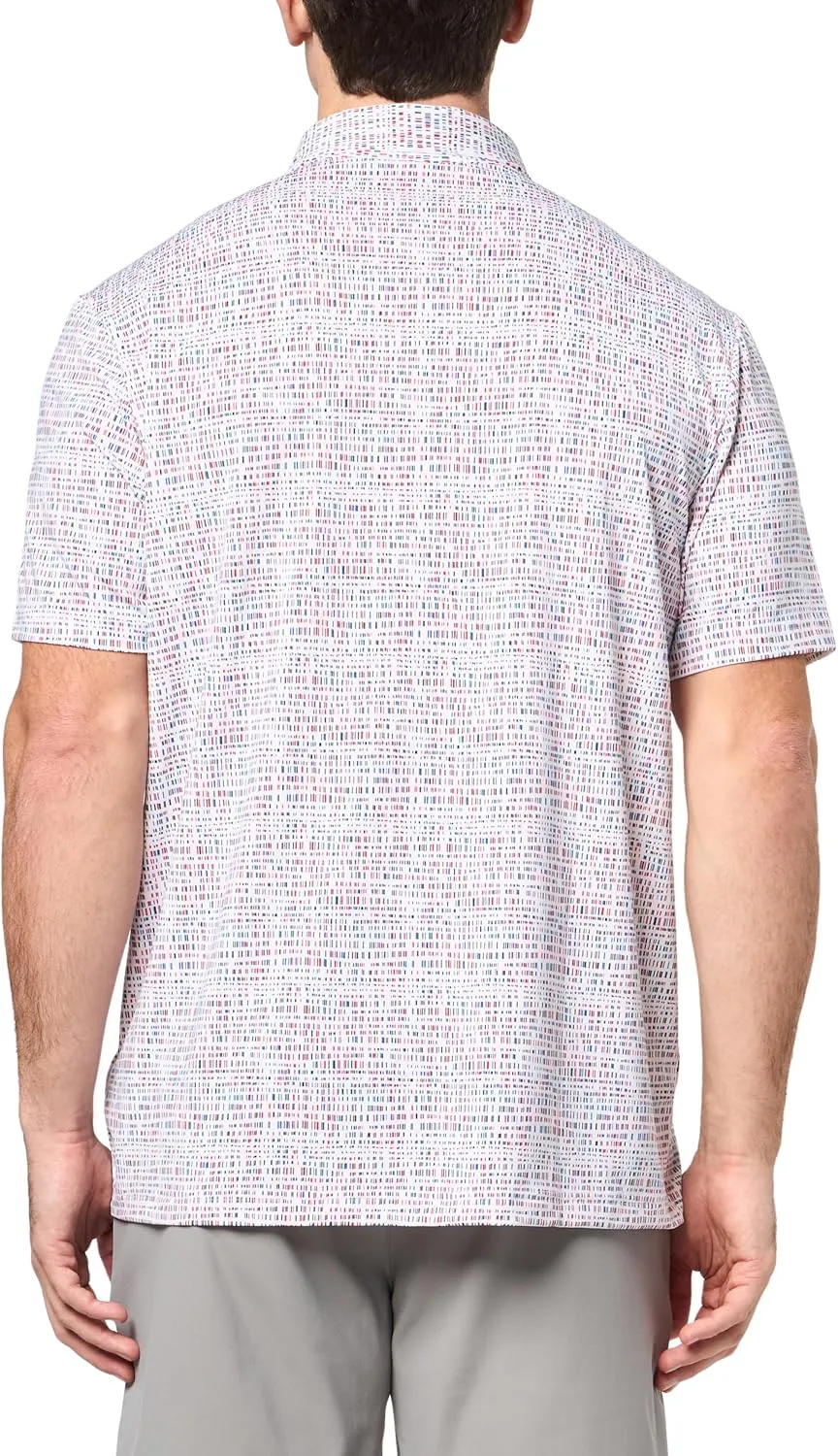 adidas Men's Ultimate365 Power Grid Print Polo Shirt
