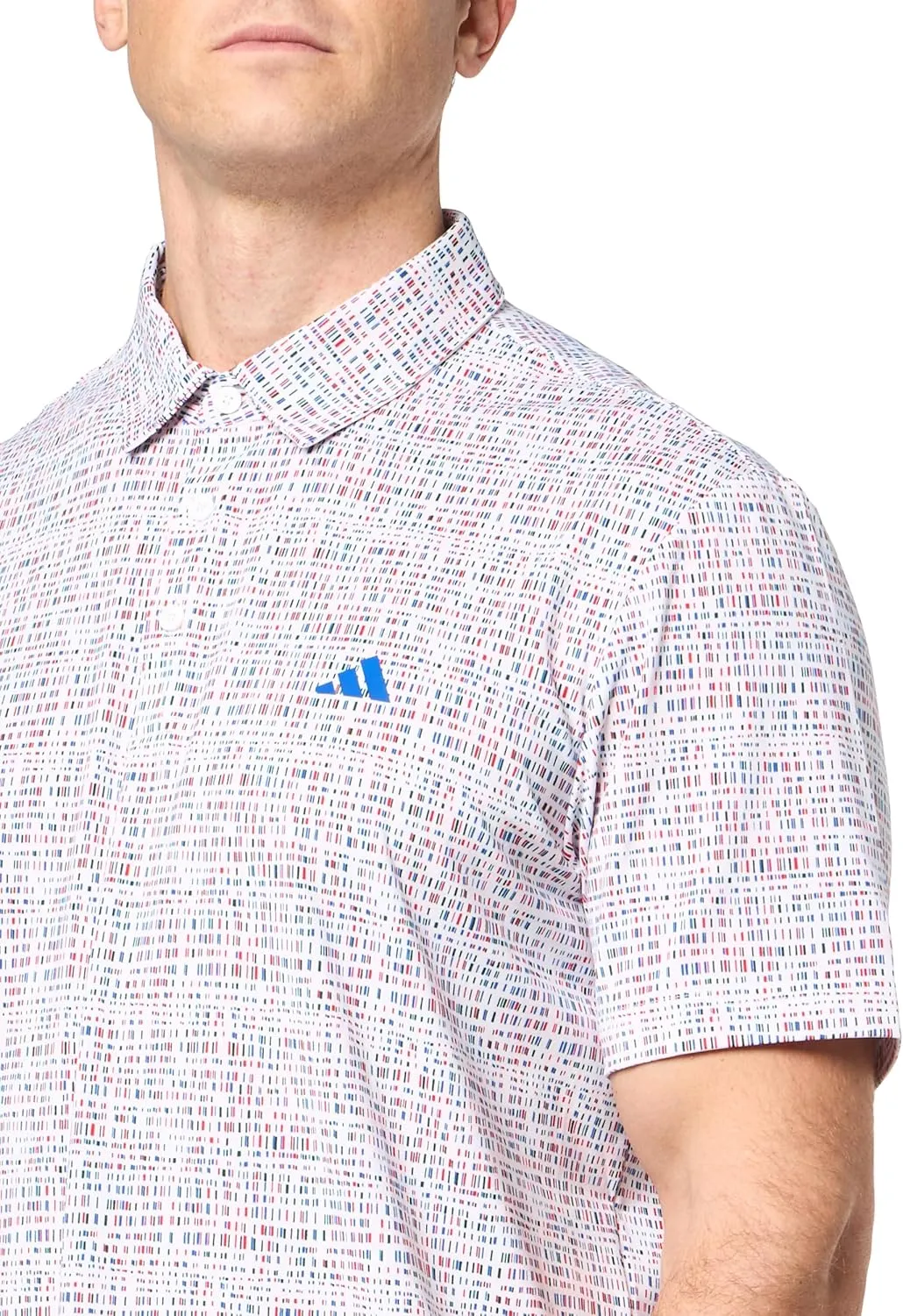 adidas Men's Ultimate365 Power Grid Print Polo Shirt