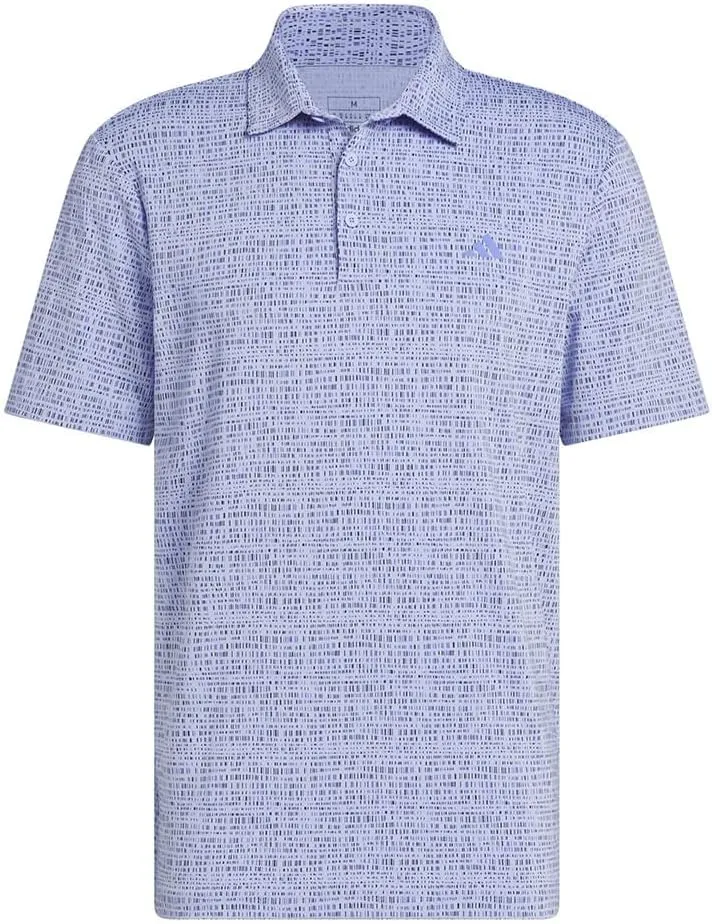 adidas Men's Ultimate365 Power Grid Print Polo Shirt