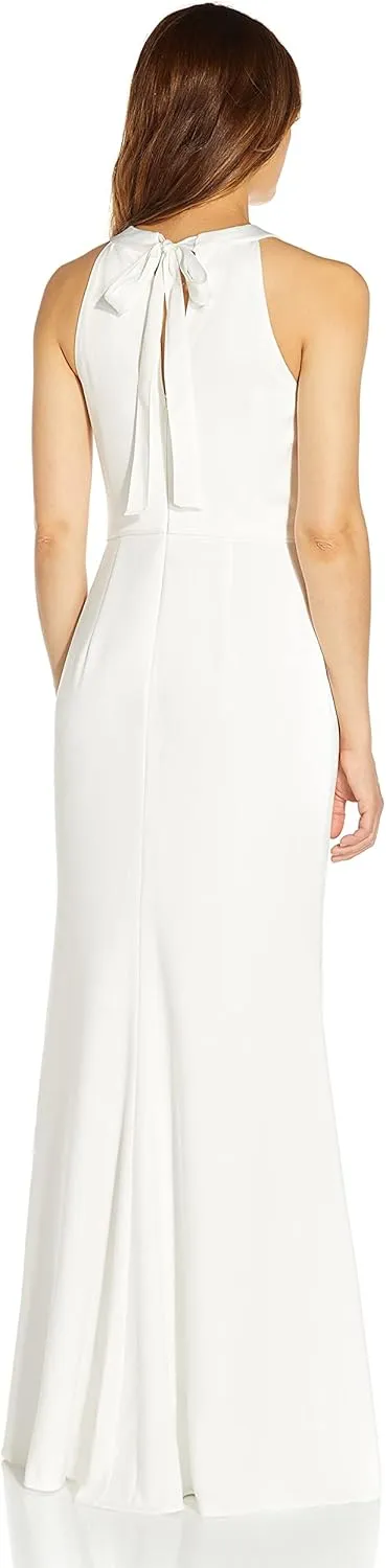 Adrianna Papell Women's Satin Crepe Gown