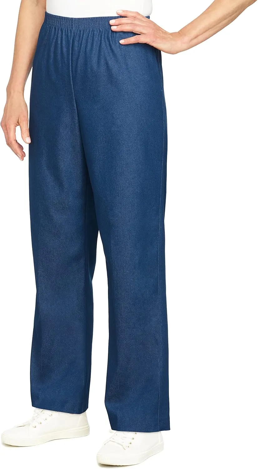 Alfred Dunner Women's Classic Missy Proportioned Medium Pant