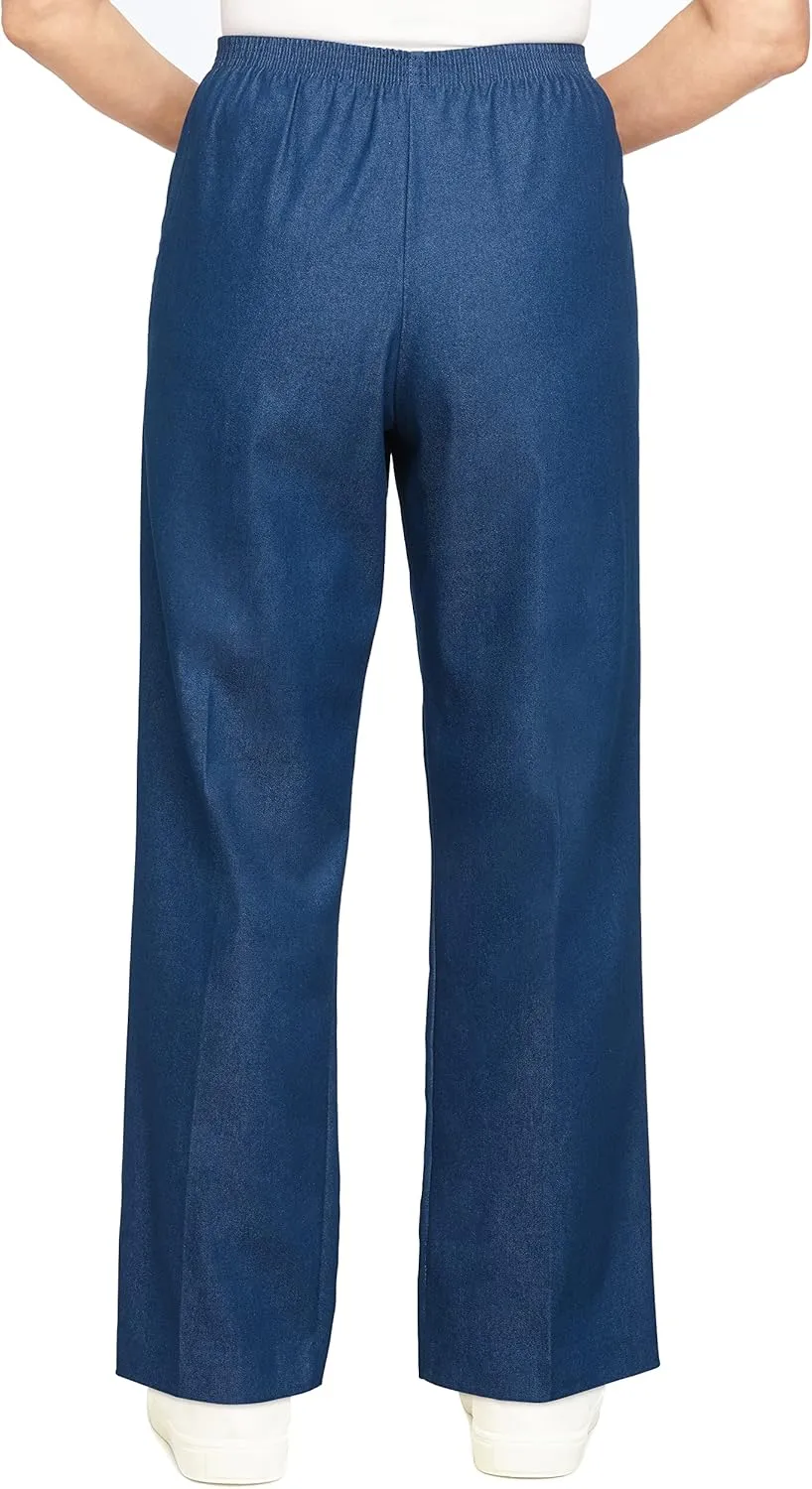 Alfred Dunner Women's Classic Missy Proportioned Medium Pant