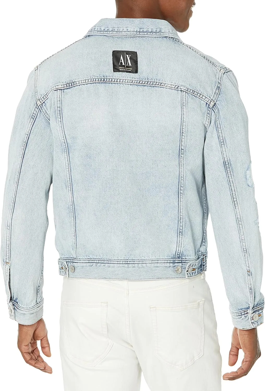 Armani Exchange Men's Basics by Armani Classic Denim Jacket