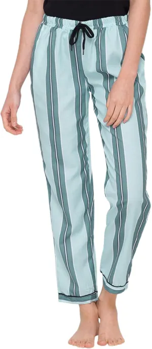 Awoscut Womens Wide Leg Striped Plaid Pants Casual Work Office Trouser High Waist Long Trousers Sweatpants Bottom Streetwear