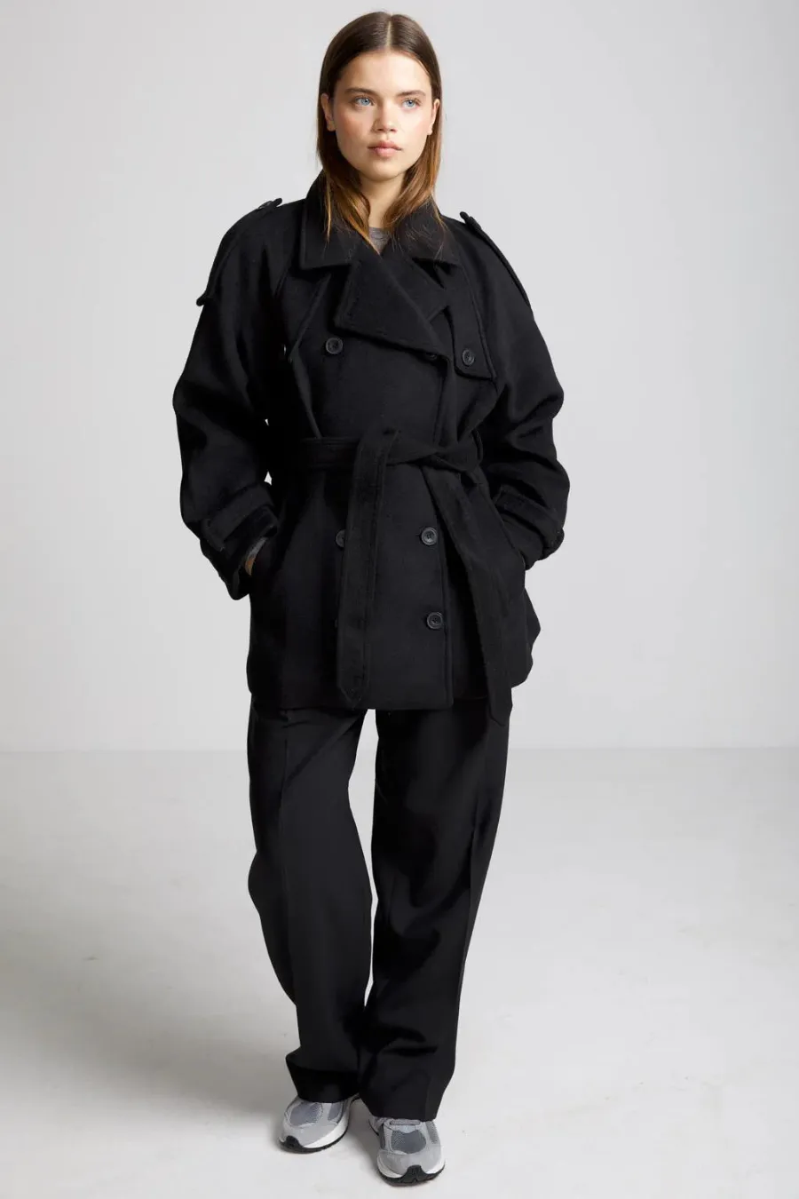 Bea Wool Jacket Black