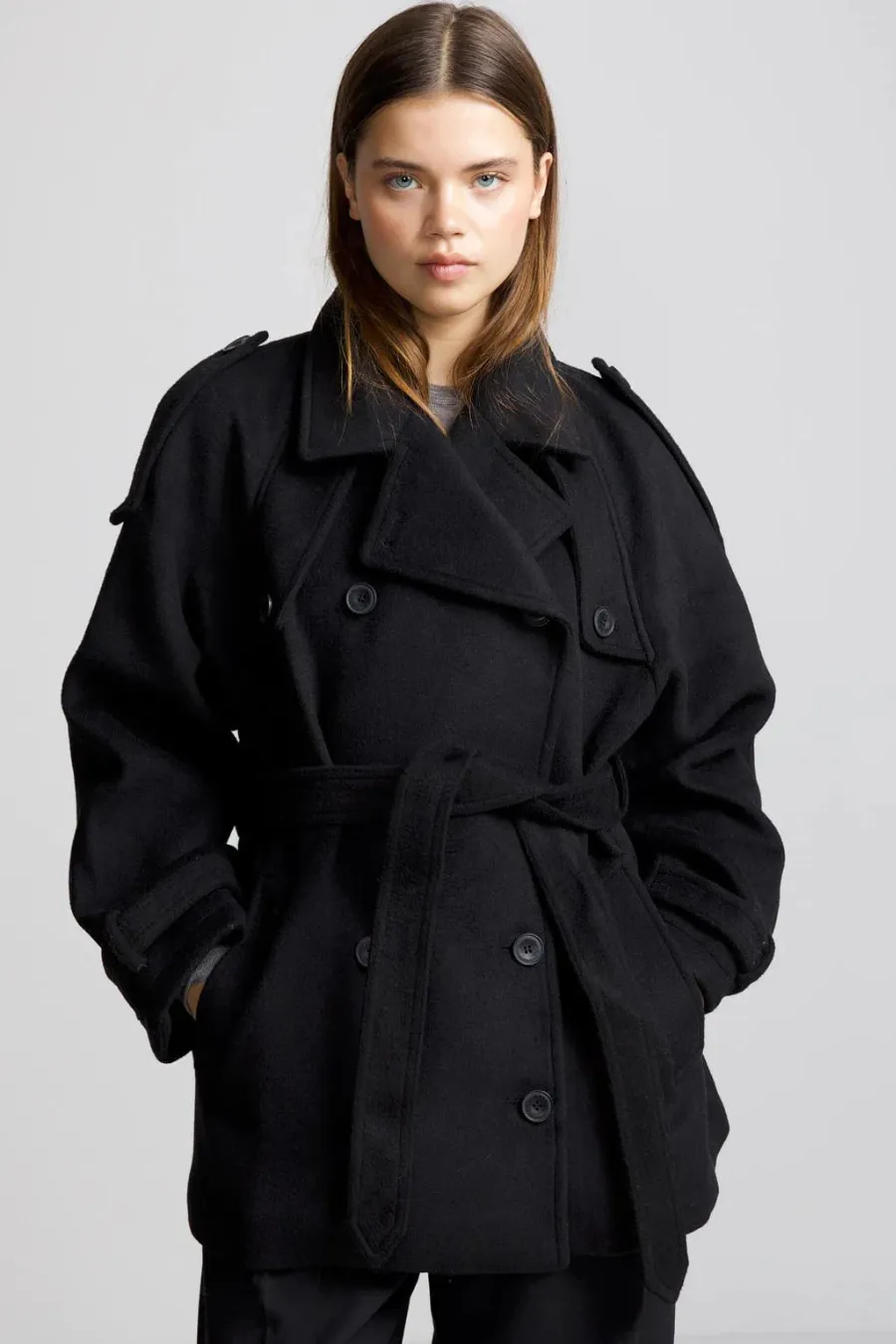 Bea Wool Jacket Black