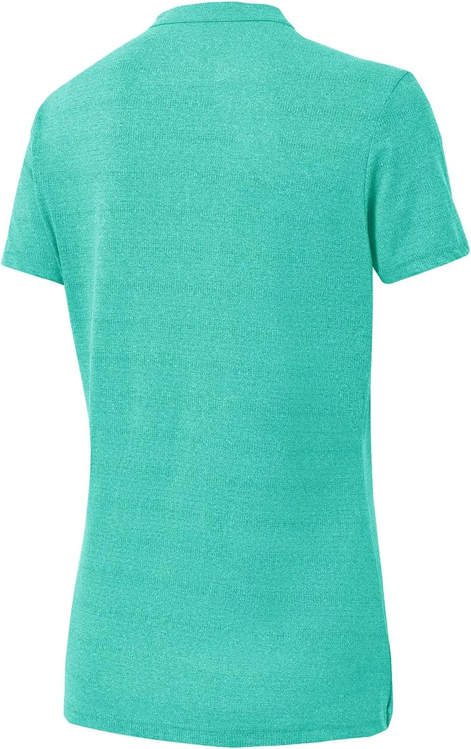 BGOWATU Womens Golf Polo Shirts Short Sleeve V-Neck Collarless Tennis T-Shirt Quick Dry Lightweight Tops