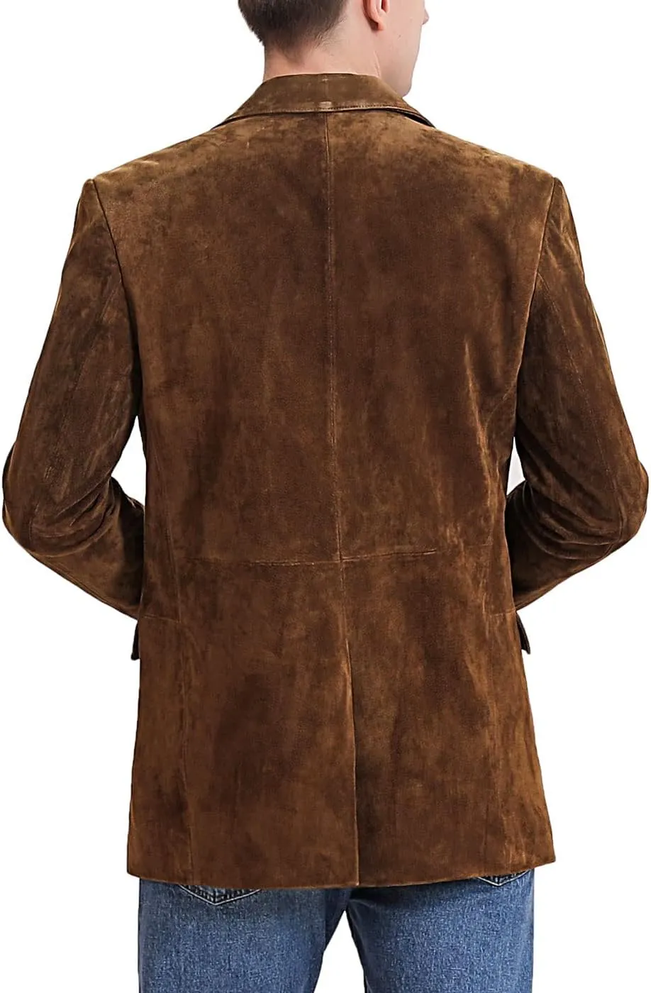 BGSD Men Richard Classic Leather Blazer Lambskin Sport Coat Jacket (Regular, Big & Tall and Short)