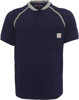BOCOMAL FR Shirts 5.5oz Light Weight Henley and Short Sleeve Flame Resistant/Fire Retardant Clothing Shirt