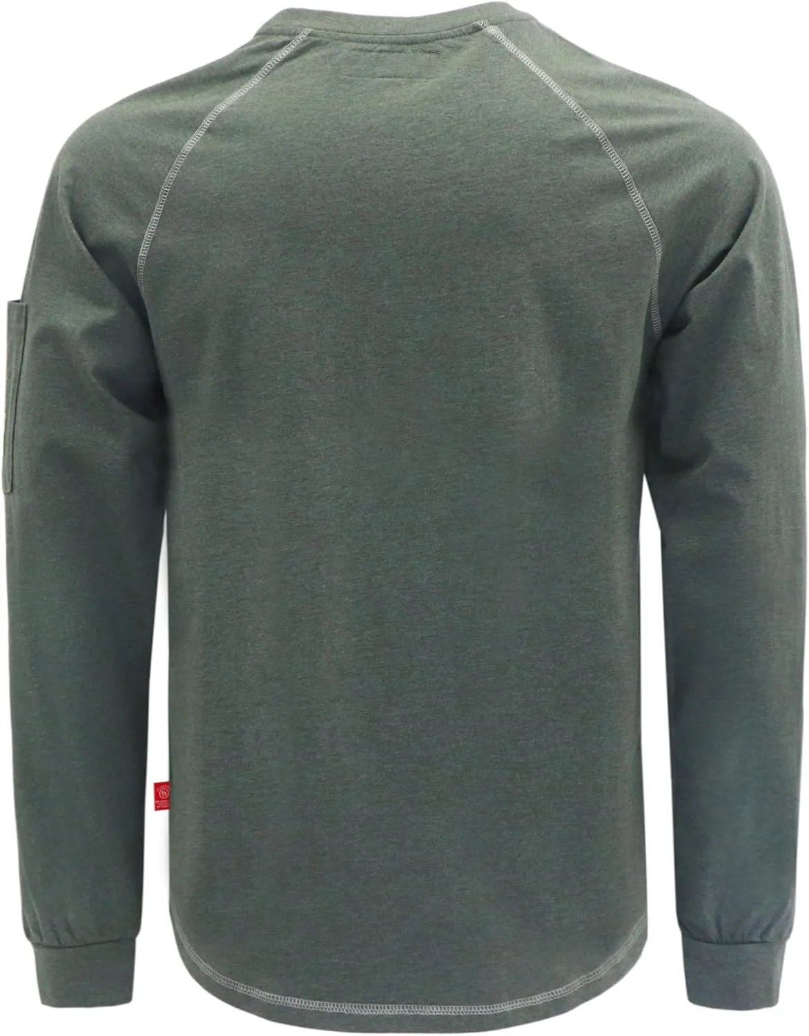 BOCOMAL FR Shirts Heather Series 6oz Flame Resistant T Shirt NFPA2112 CAT2 Fire Retardant Crew Work Shirt
