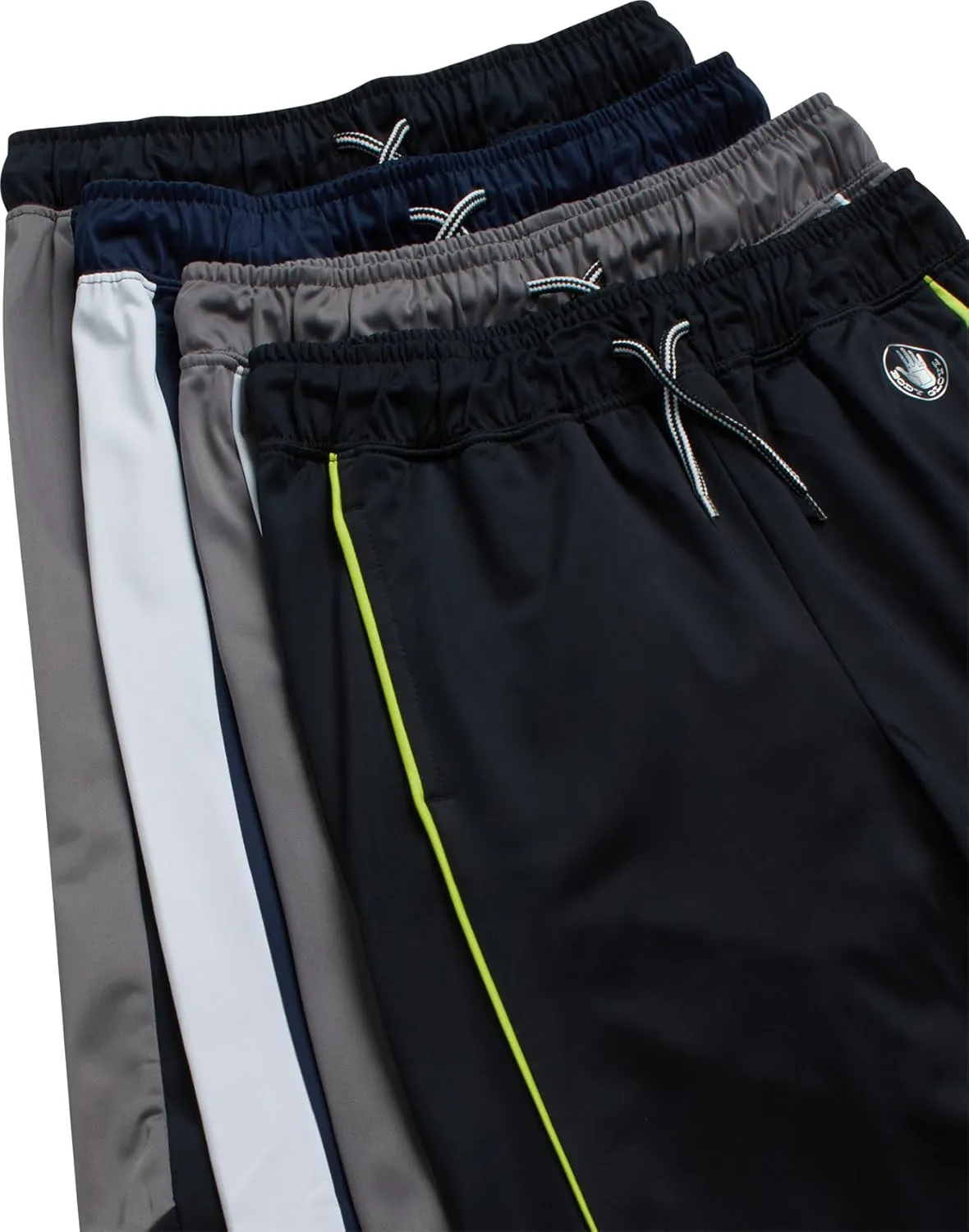 Body Glove Boys Sweatpants - 4 Pack Tricot Athletic Kids Joggers Clothes for Boys Jogger Pants with Pockets (Size: 8-18)