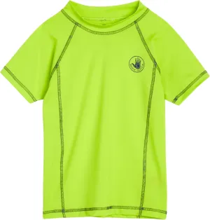 Body Glove Boys Swim Shirt - UPF 50  UV Sun Protection Quick Dry Short Sleeve Rash Guard for Boys Surf Swimwear (Sizes: 5-14)