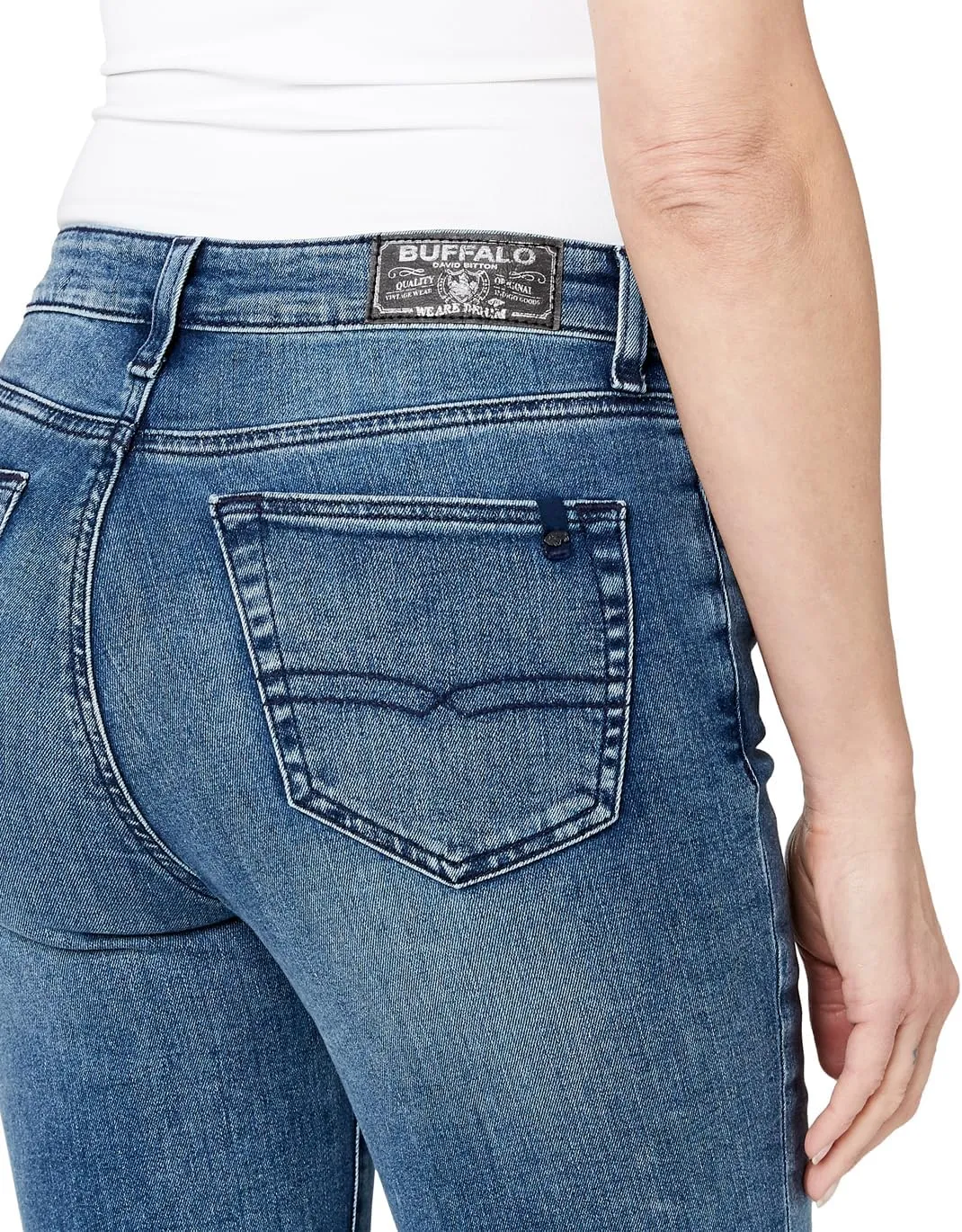 Buffalo David Bitton Women's Queen Mid-Rise Bootcut Jeans