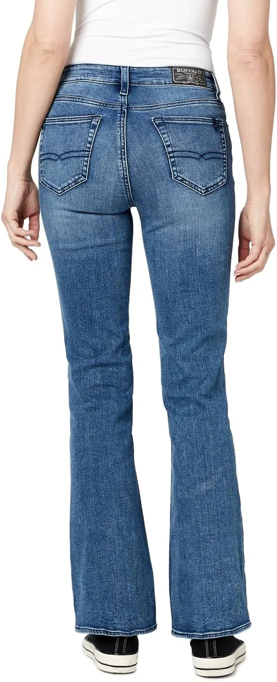 Buffalo David Bitton Women's Queen Mid-Rise Bootcut Jeans