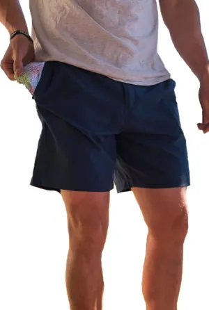 Burlebo Classic Deer Camo Everyday Shorts - Grey Pocket