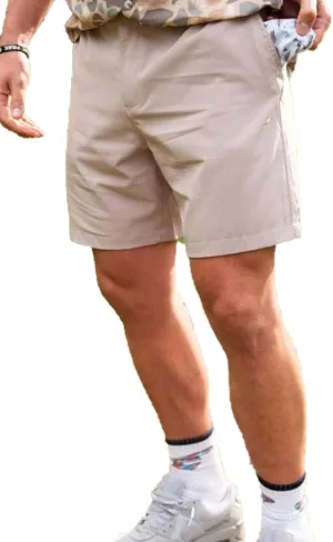 Burlebo Classic Deer Camo Everyday Shorts - Grey Pocket