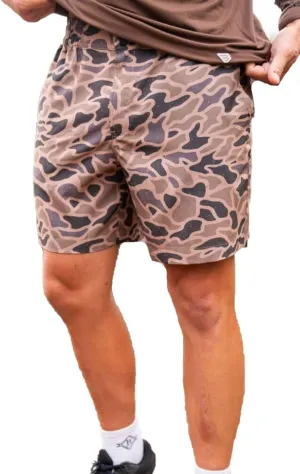Burlebo Classic Deer Camo Everyday Shorts - Grey Pocket