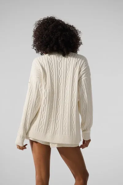 CABLE KNIT WINTER BLISS CARDIGAN