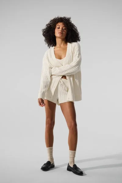 CABLE KNIT WINTER BLISS CARDIGAN