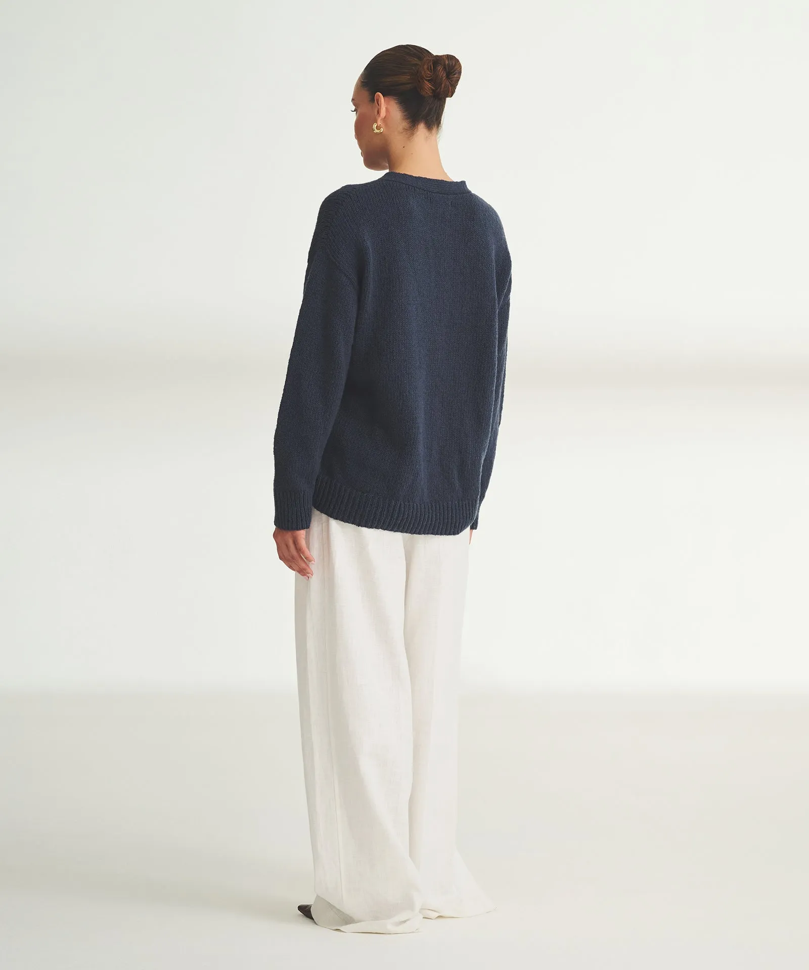 Chunky Cotton Oversized Cardigan