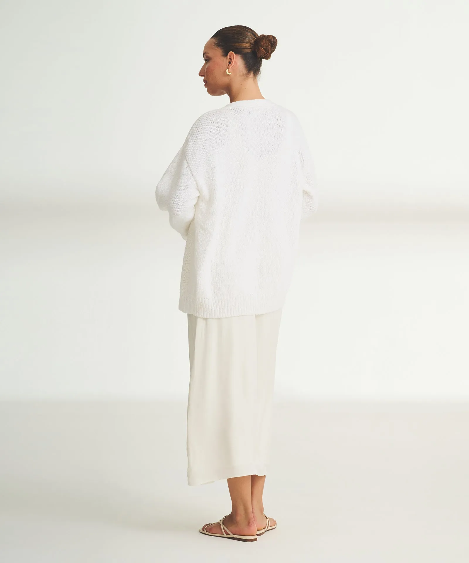Chunky Cotton Oversized Cardigan