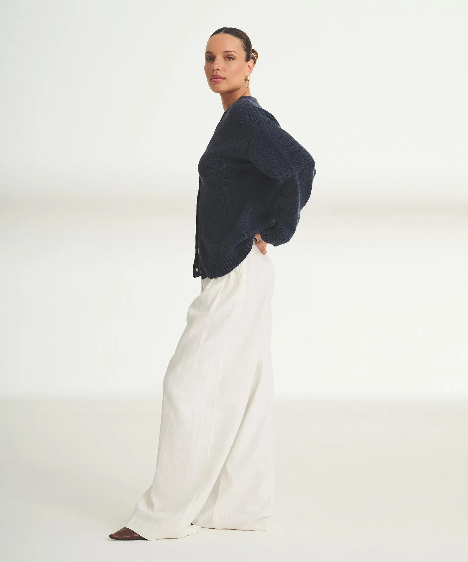 Chunky Cotton Oversized Cardigan