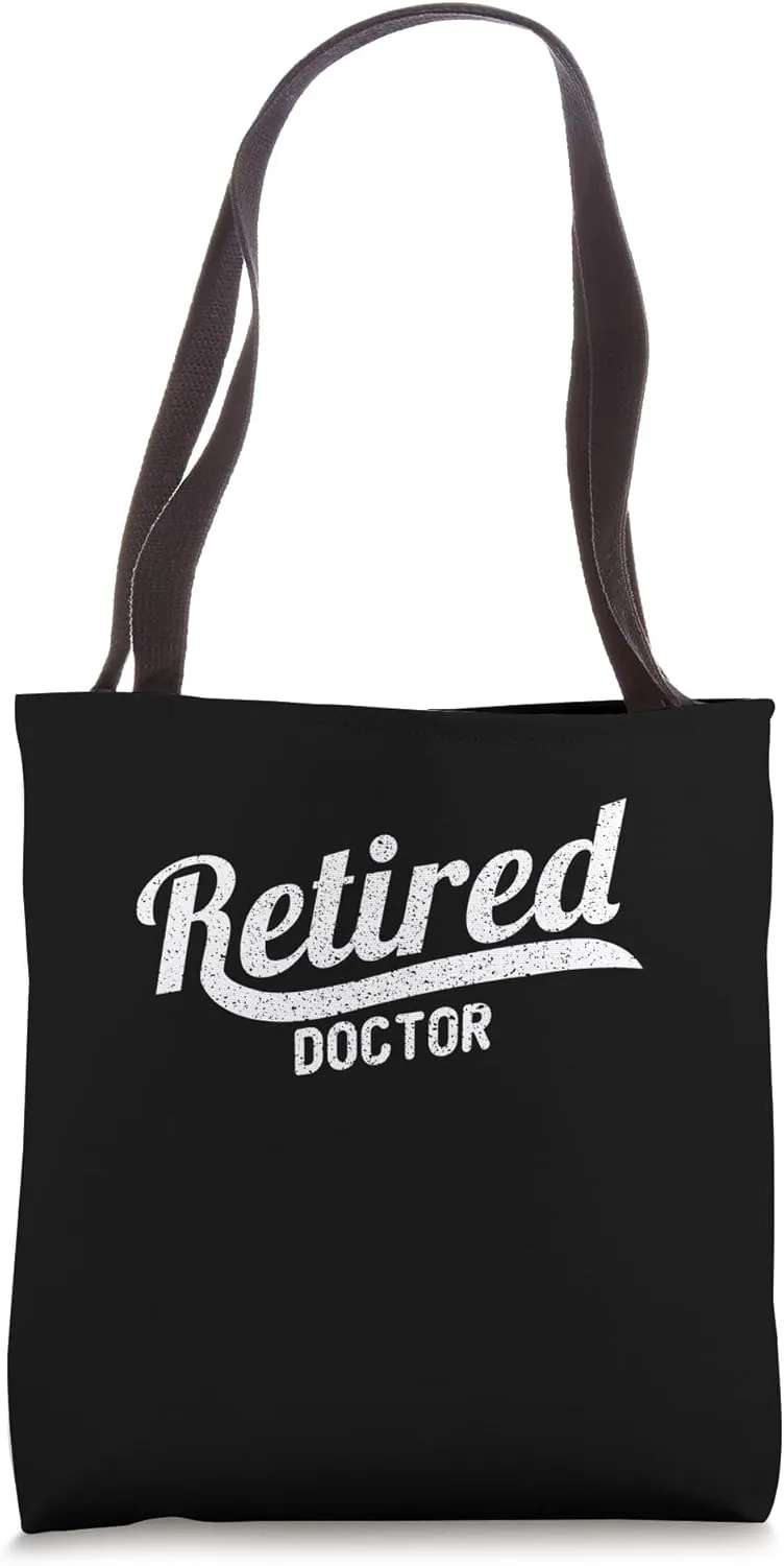 Classic Retirement Retro Retired Doctor Tote Bag