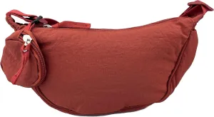 Crossbody Bag with Coin Purse Hobo Sling Crescent Bag Women Men Trendy Small Nylon Shoulder Bag Purse Adjustable Strap