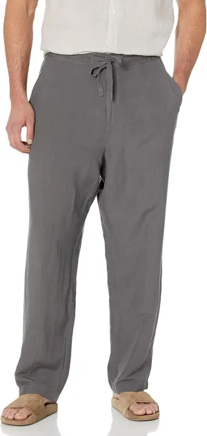 Cubavera Men's Linen-Blend Pants with Drawstring (Size Small-5x Big & Tall)