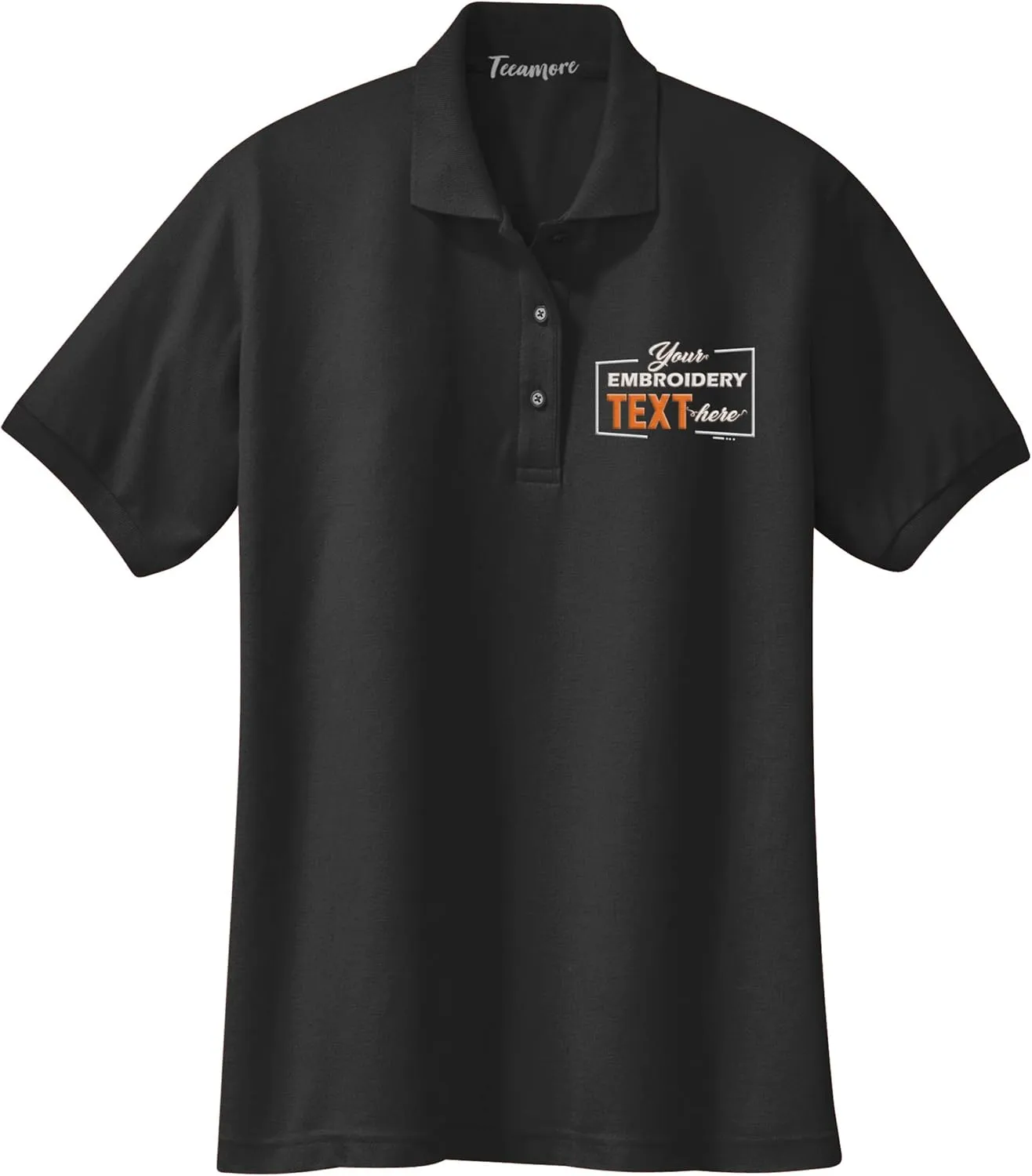 Custom Embroidered Polo Shirt for Women Add Your Personalized Own Embroidery Text