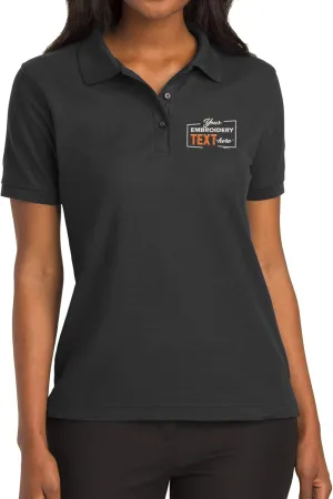 Custom Embroidered Polo Shirt for Women Add Your Personalized Own Embroidery Text