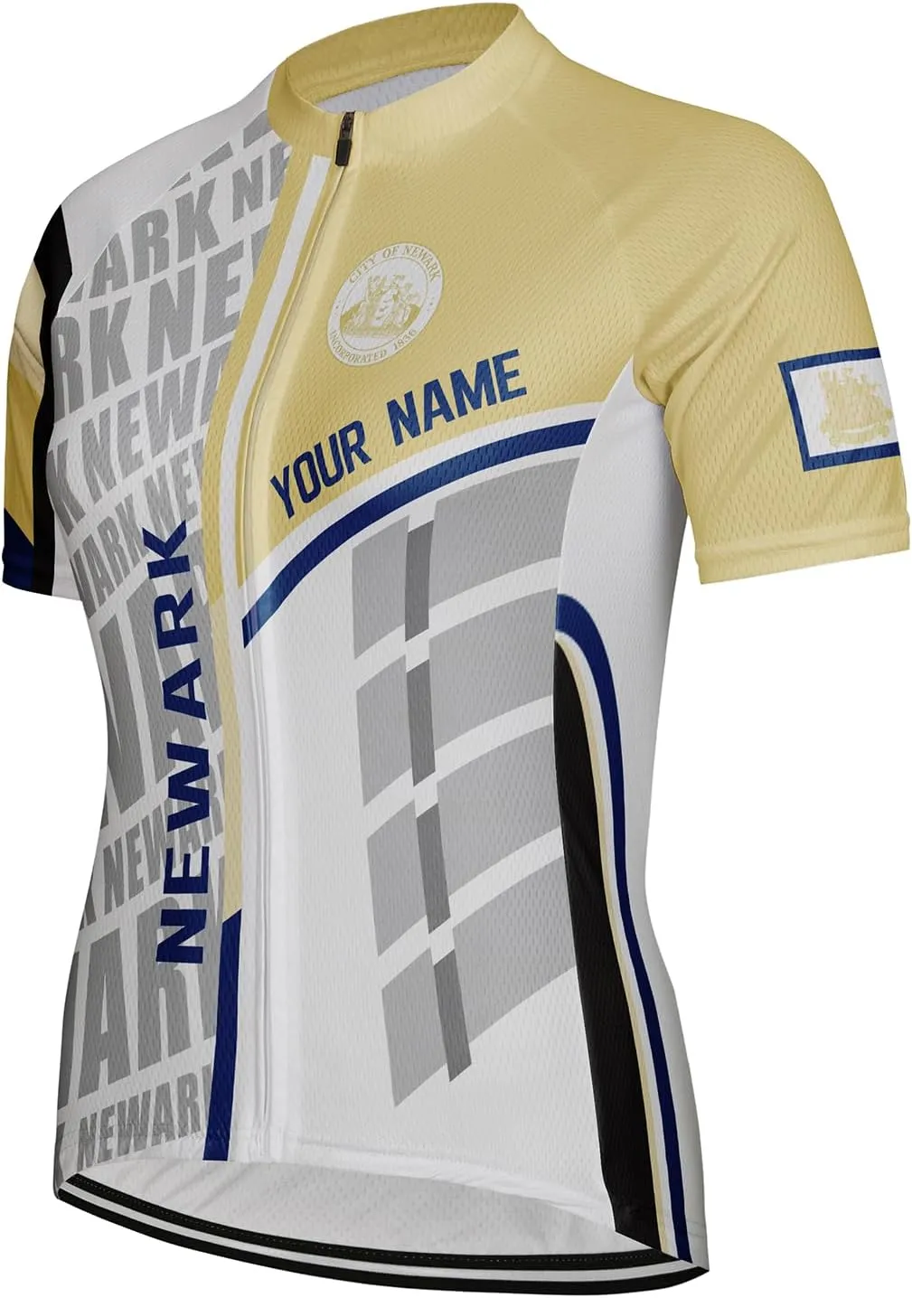 Customized Newark Women Cycling Jersey Short Sleeve Quick Dry Shirts