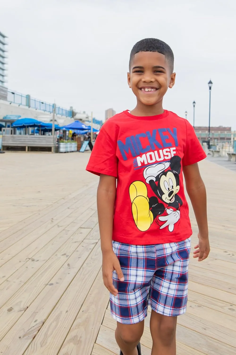 Disney Mickey Mouse T-Shirt and Shorts Outfit Set Infant to Big Kid