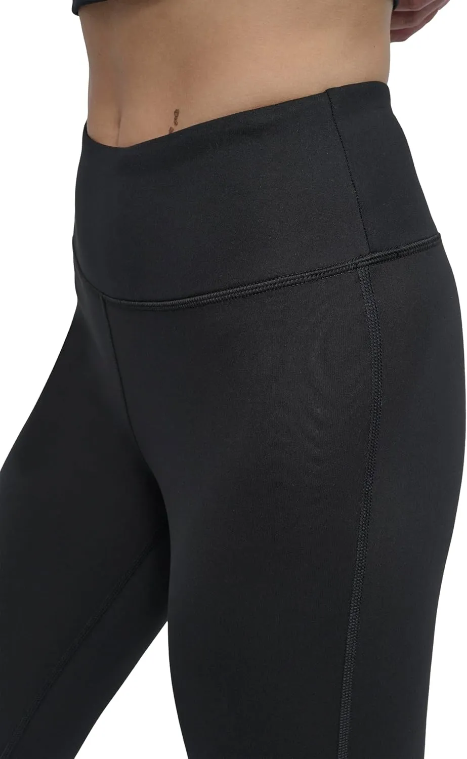 DKNY womens High Waisted Compression Flared Slit Yoga Pant