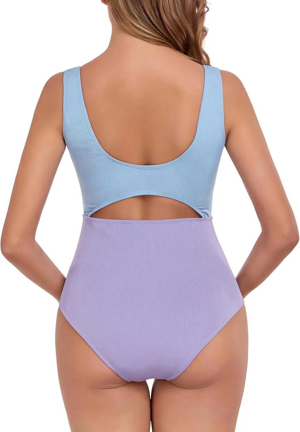 EastElegant Maternity Cutout One Piece Swimwear Ploka Dots Print Pregnancy Bathing Suit