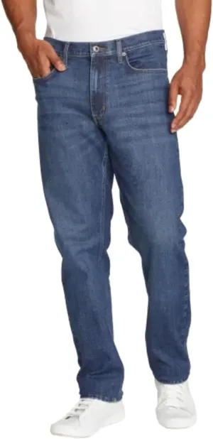 Eddie Bauer Mens Regular Fit Two-Way Stretch Jean (Blue, 38W x 30L)