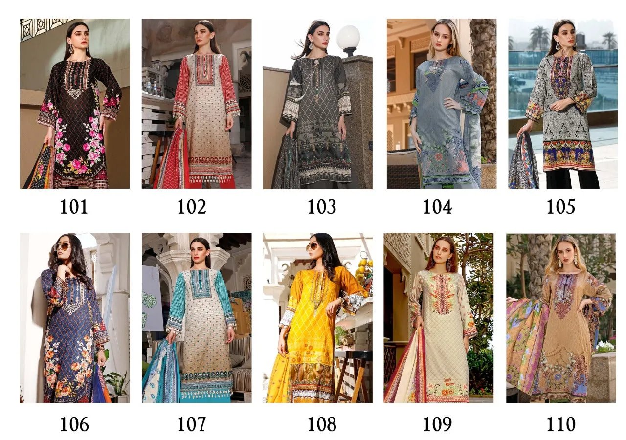 ELAAF PREMIUM COLLECTION LAUNCHES IMAN LAWN COTTON FABRIC SALWAR SUIT