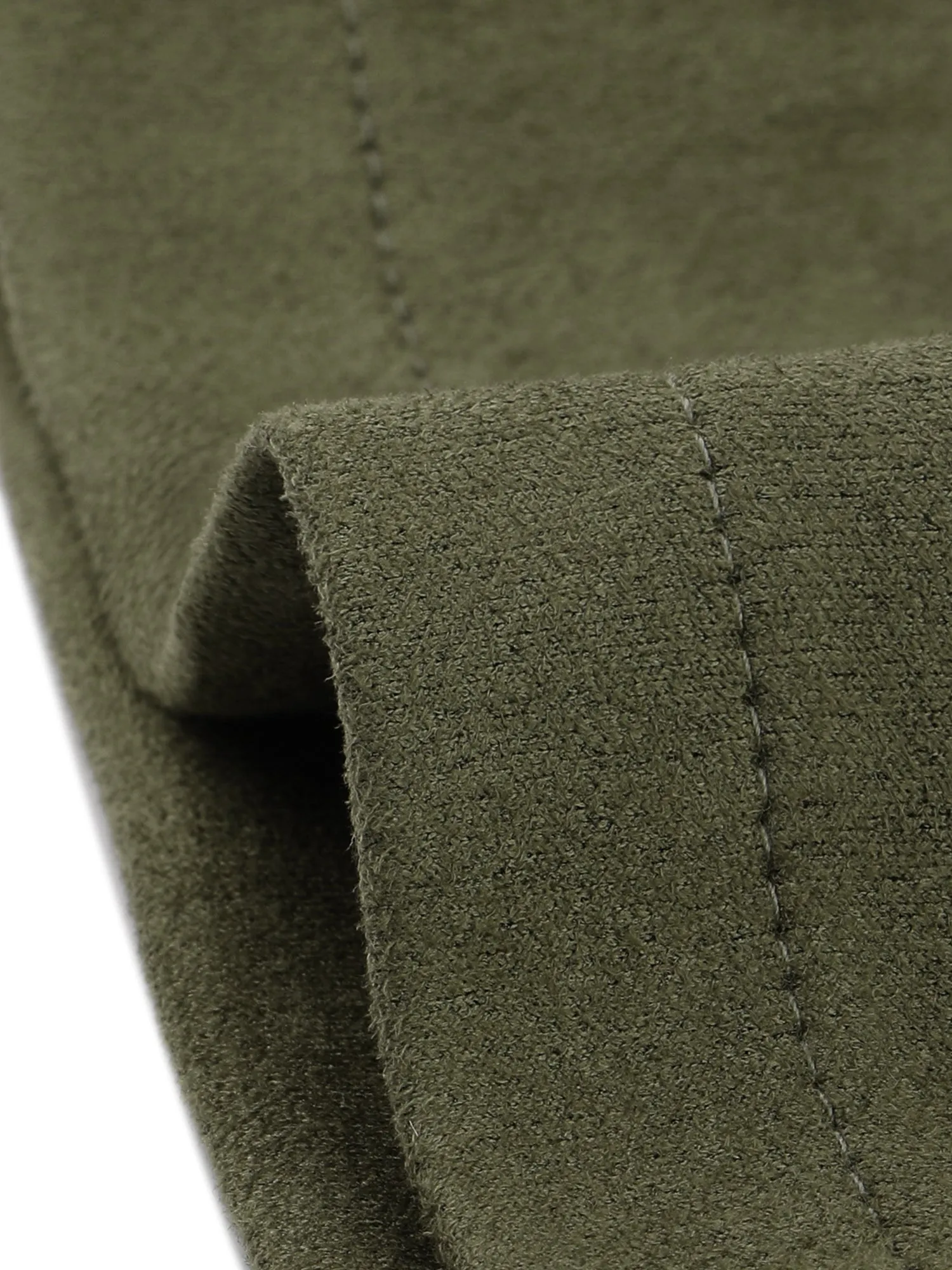 Faux Suede Vest Casual Sleeveless Biker Jacket