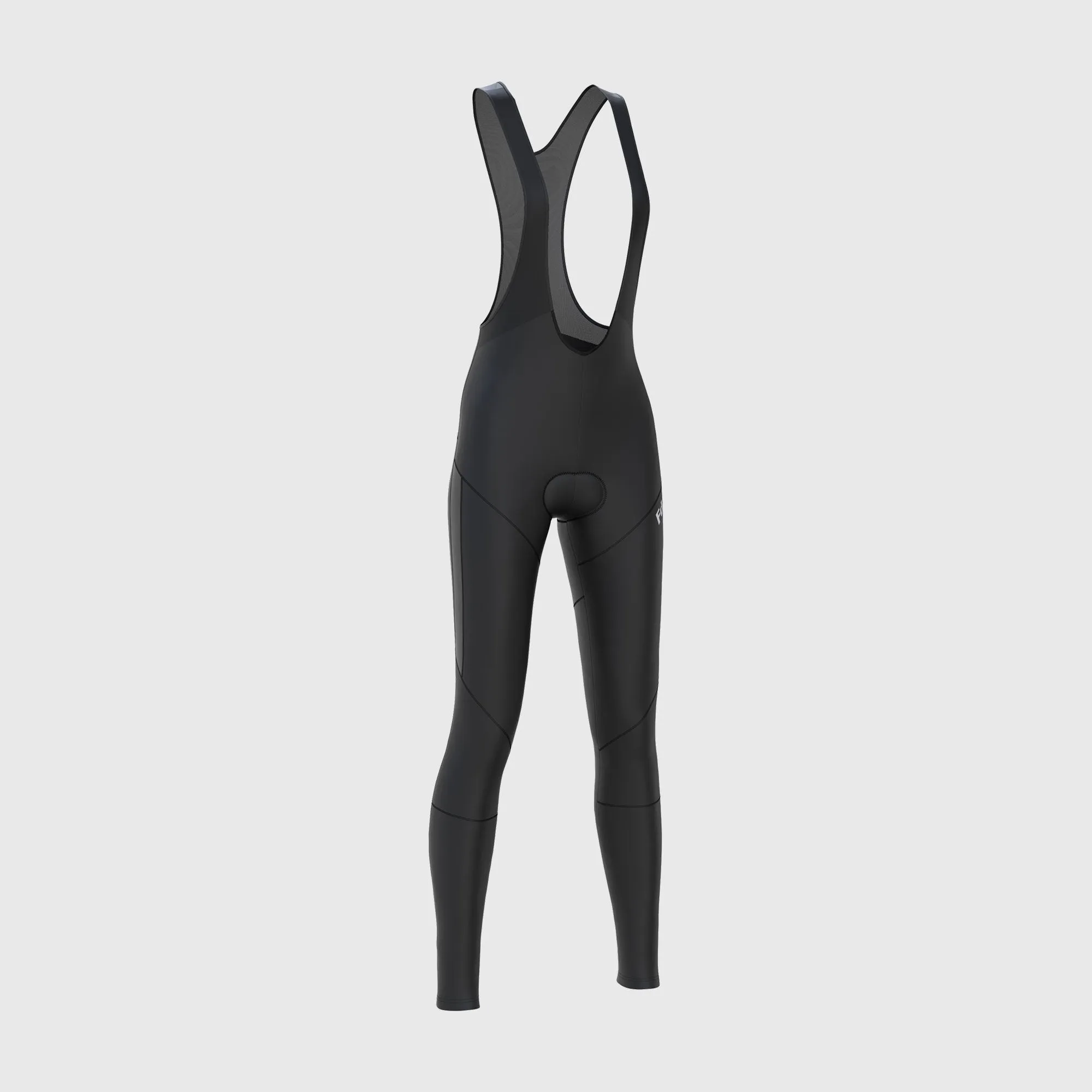 Fdx Women's Set Arch Thermal Roubaix Long Sleeve Cycling Jersey & Cargo Bib Tights - Black