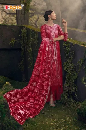 Fepic C 1032 C Net Pakistani Salwar Kameez