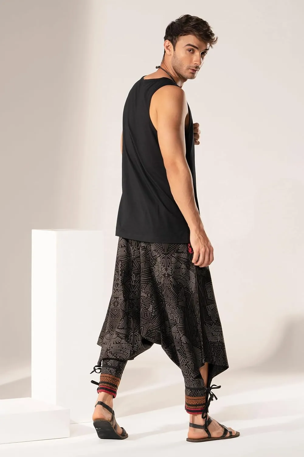 Festival Clothes Tribal Hippie Elephant Pajama Parachute Boho Summer Clothes Yoga Harem Pants for Men