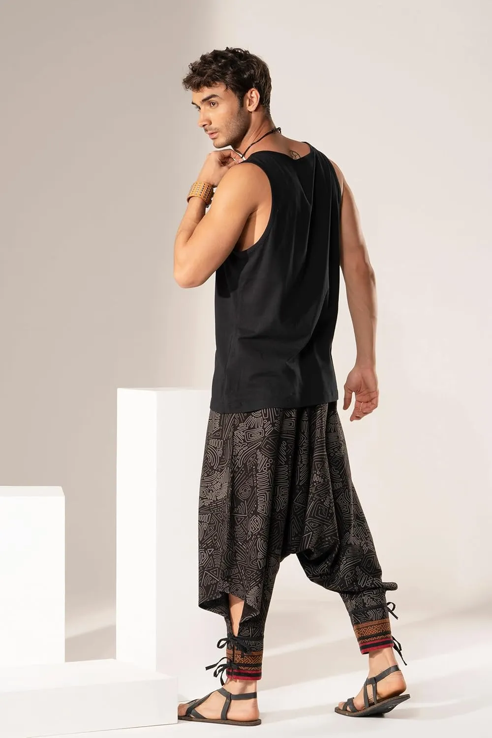 Festival Clothes Tribal Hippie Elephant Pajama Parachute Boho Summer Clothes Yoga Harem Pants for Men