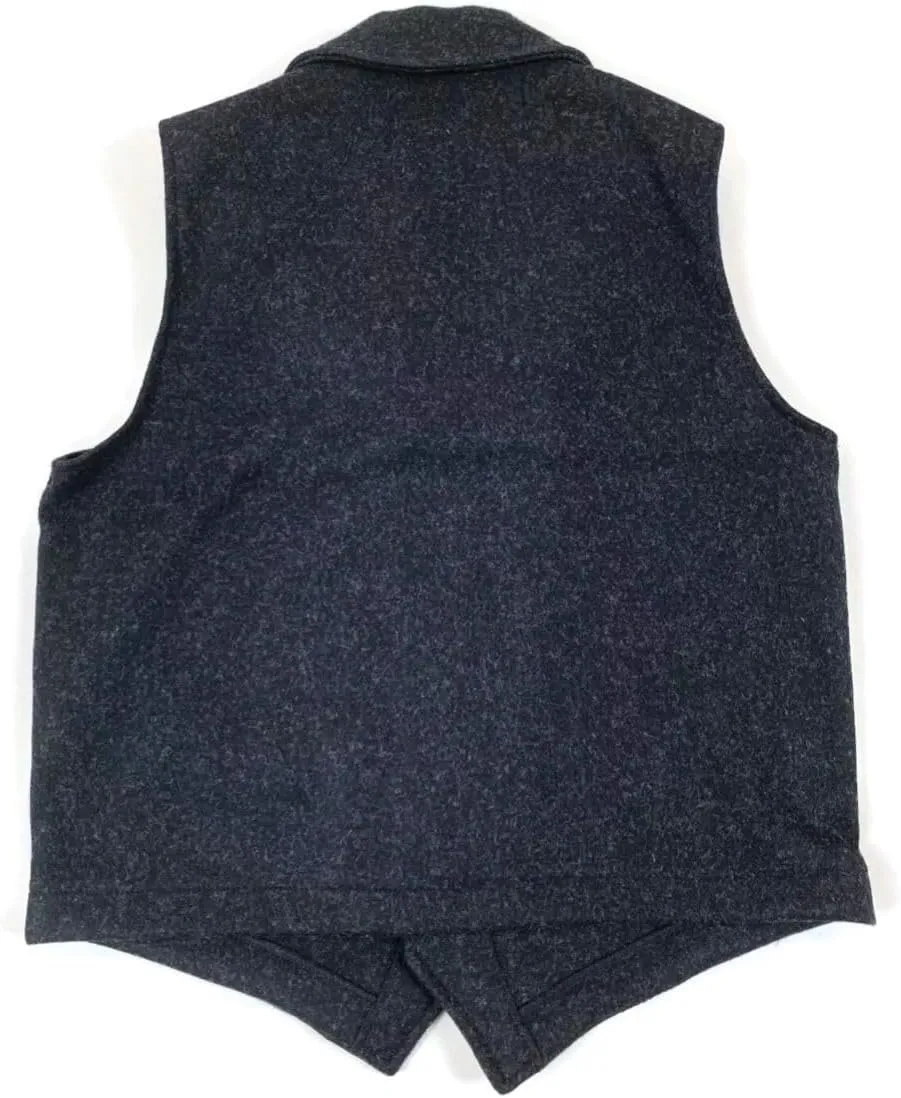 Filson Mackinaw Wool Western Vest Charcoal