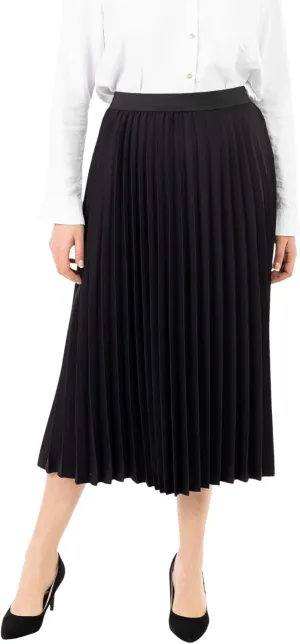 G-Line Women?s Midi Pleated Plise Skirt, High Elastic Waist Casual Oversized Accordion Skirts for Women Rainbow Color Options