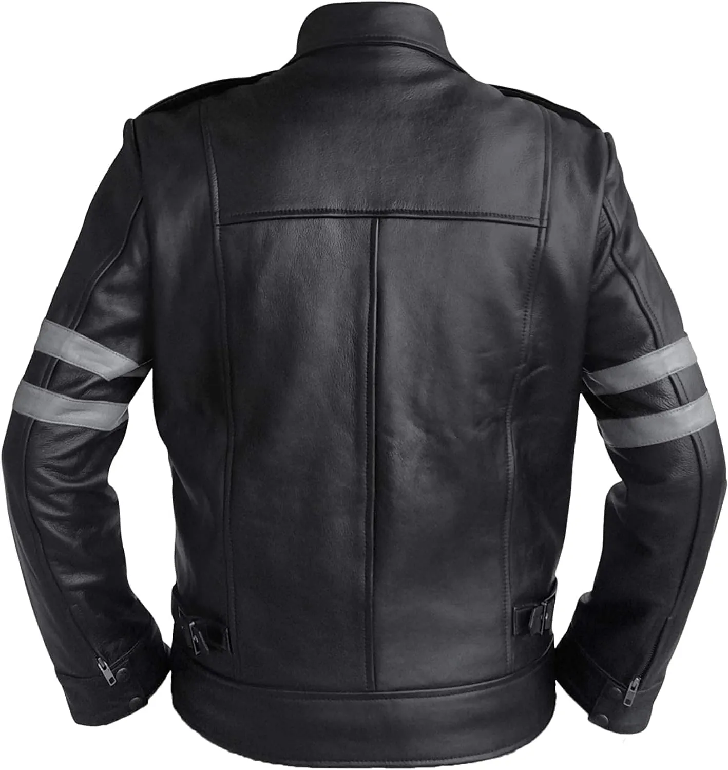 Gamer Classic Six Pockets Leather Jacket - R.E Edition