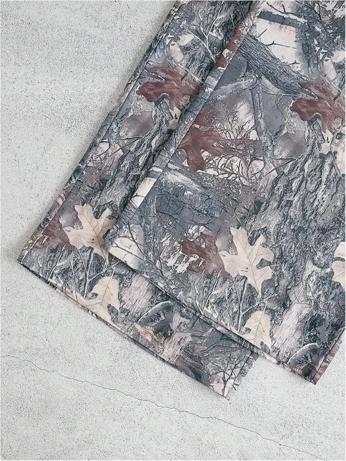 GORGLITTER Men's Camo Pants Y2K Wide Leg Baggy Elastic Waist Stacked Pants Streetwear